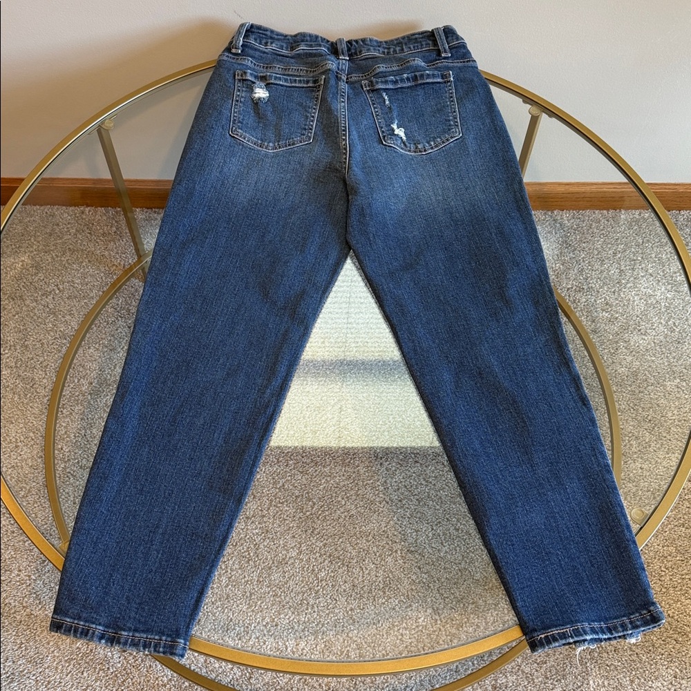 Time and Tru Mid-Rise Distressed Jeans Size 4 - Picture 10 of 16